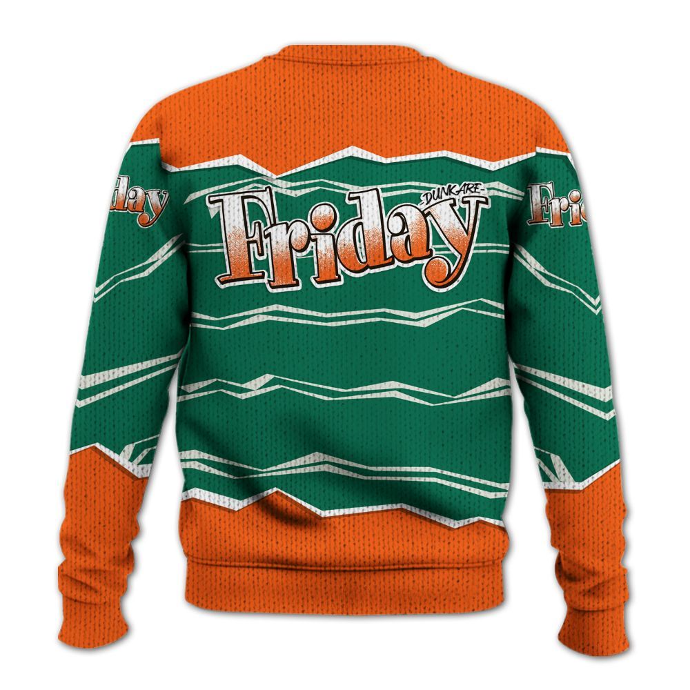 Sweater To Match SoleFly Sail Gorge Green 3s - Friday Movie 90s TV Graphic