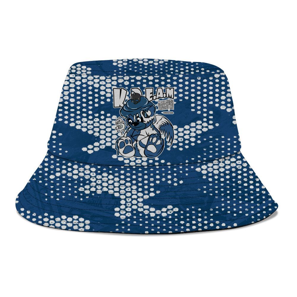 Bucket Hat To Match High OG Midnight Navy 1s - Loot Bear Graphic