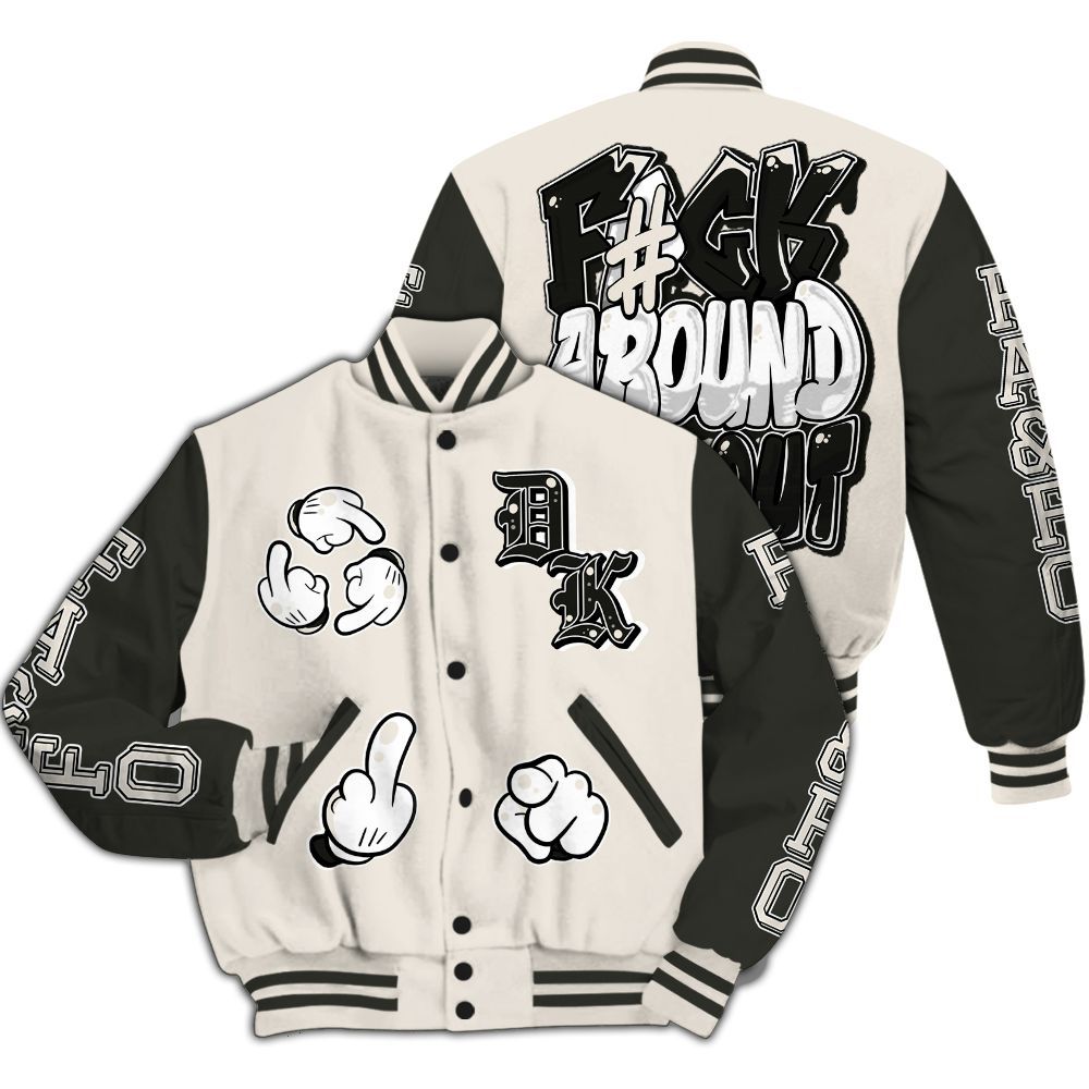 Varsity Jacket To Match Air Max Plus Moonlight Swarovski - F Around Find Out Graphic All Over Print