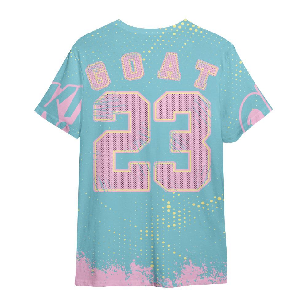 Shirt To Match SB Dunk Low Visty - FlightMan Number 23 G.O.A.T All Over Print