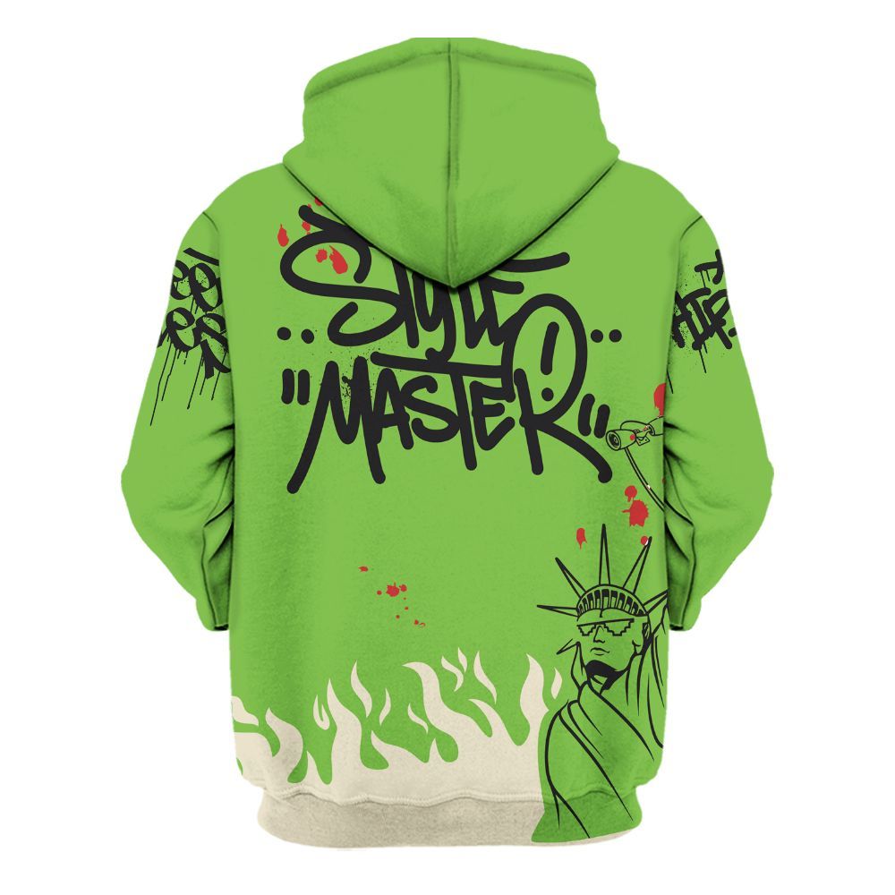 Hoodie To Match Air Max Waffle SP Action Green - Graphic Fck Around Find Out All Over Print