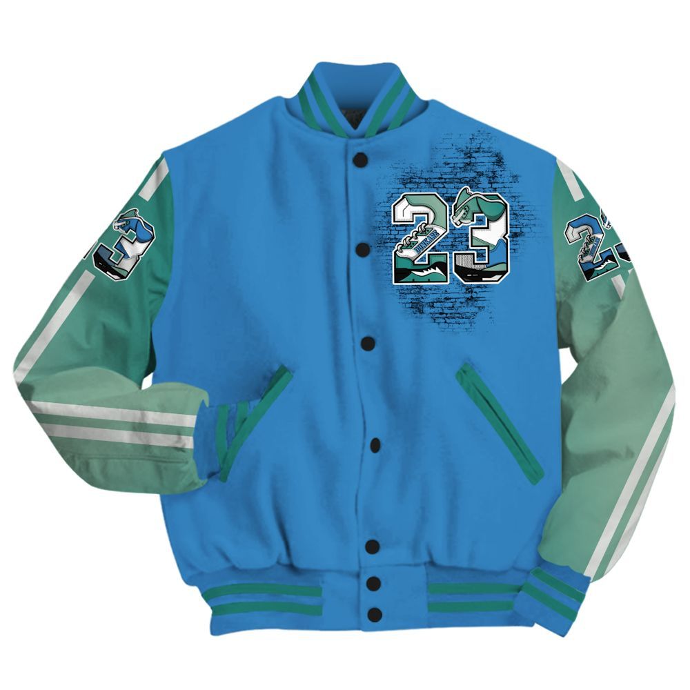 Varsity Jacket To Match Low Carolina 17s - Custom Name Number 23 5s All Over Print