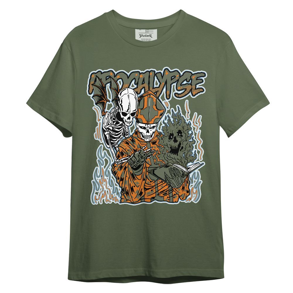 Shirt To Match Olive 5s - Apocalypse Skeleton Unisex Shirt