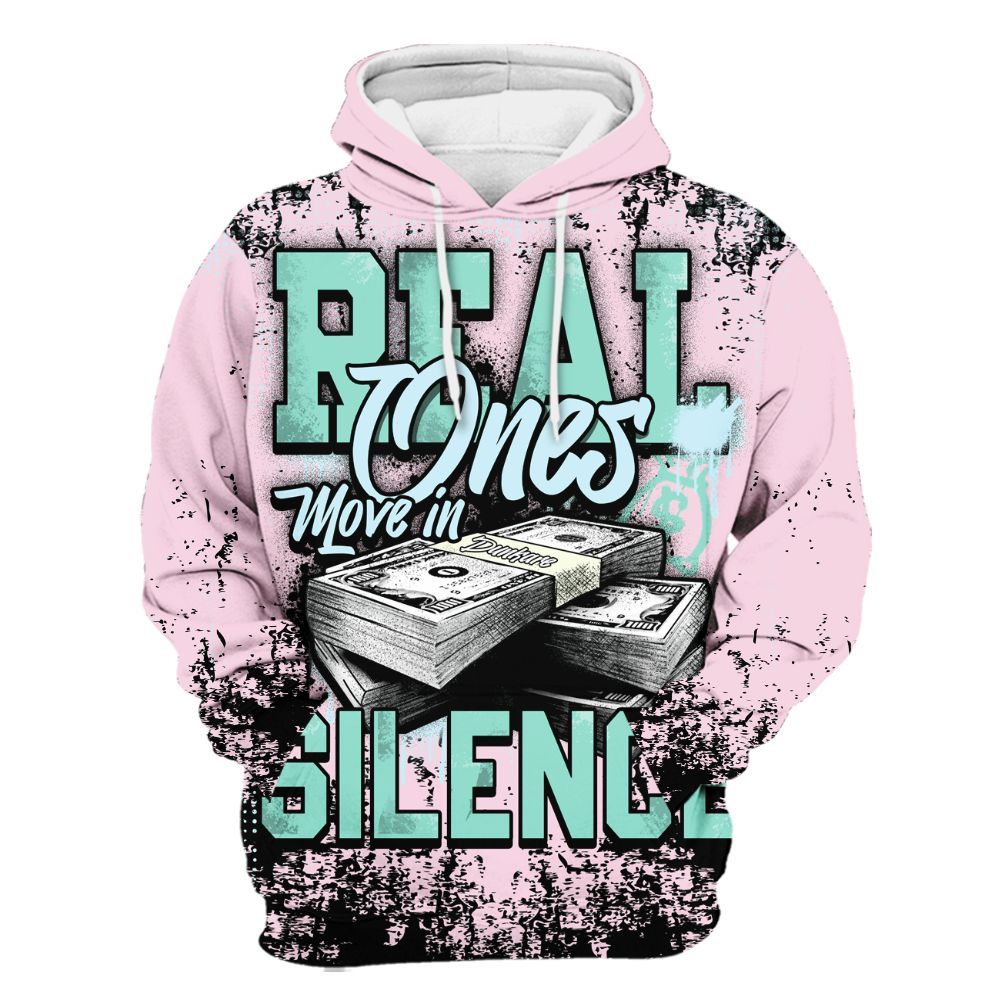 Hoodie To Match Retro Easter 5s - Move In Silence Money Street Retro All Over Print