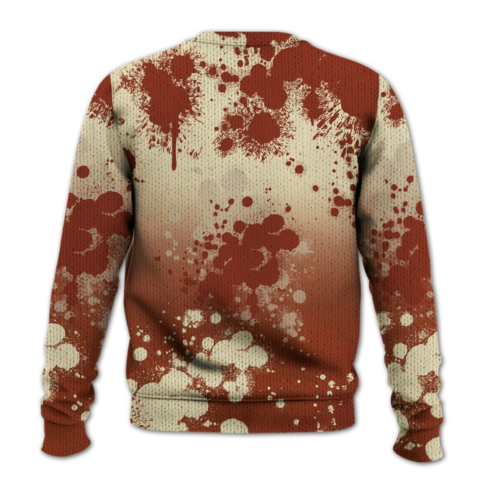 Knitted Sweater To Match Retro Eastside Golf 12s - Trust No One Scary