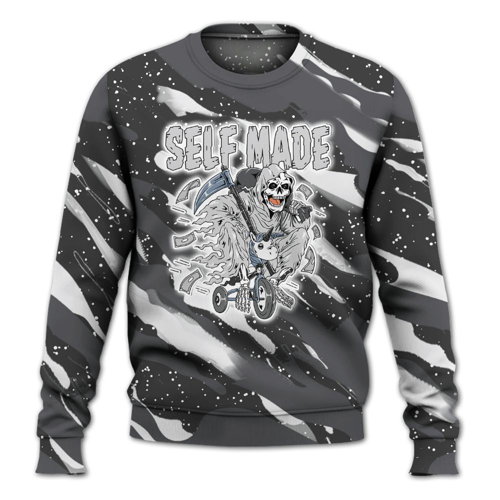 Sweatshirt To Match Reverse Oreo 6s - Self Make Skeleton Colored All Over Print