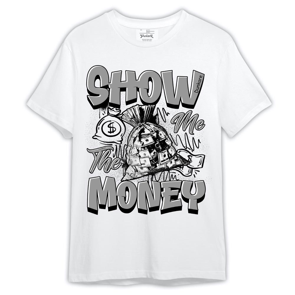 Shirt To Match Black Wolf Grey 12s - Graphic Show Me The Money Shirt Outfit