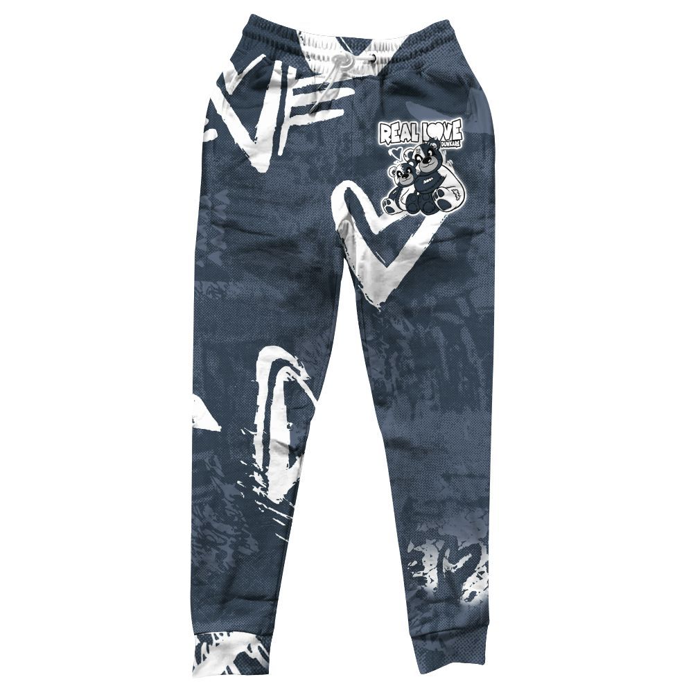 Sweatpant To Match Low Diffused Blue 11s - Sincere Fondness Bear All Over Print
