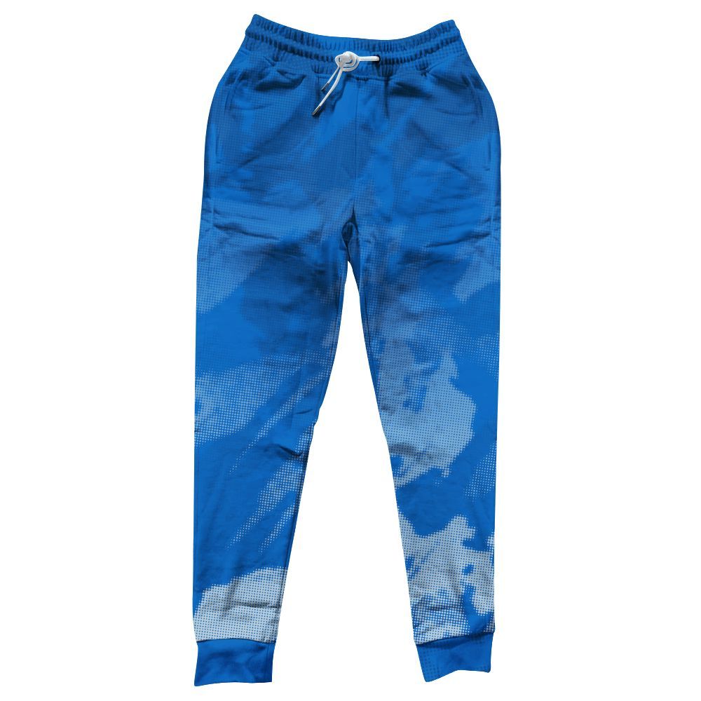 Sweatpant To Match Blueberry 12s - Abstract Halftone Graphic All Over Print