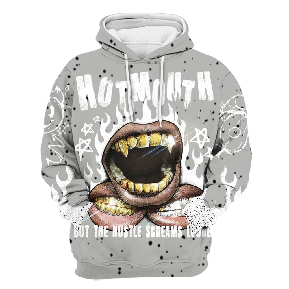 Hoodie To Match Retro White Oreo 4s - Mouth Burning Street Style All Over Print