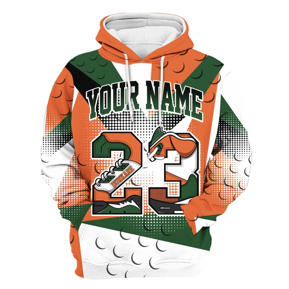 Hoodie To Match Low Miami 5s - Poly Custom Name Number 23 5s All Over Print