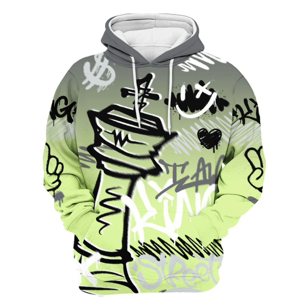 Hoodie To Match Smoke Grey Volt TR 1s - Street King Chess Streetwear All Over Print