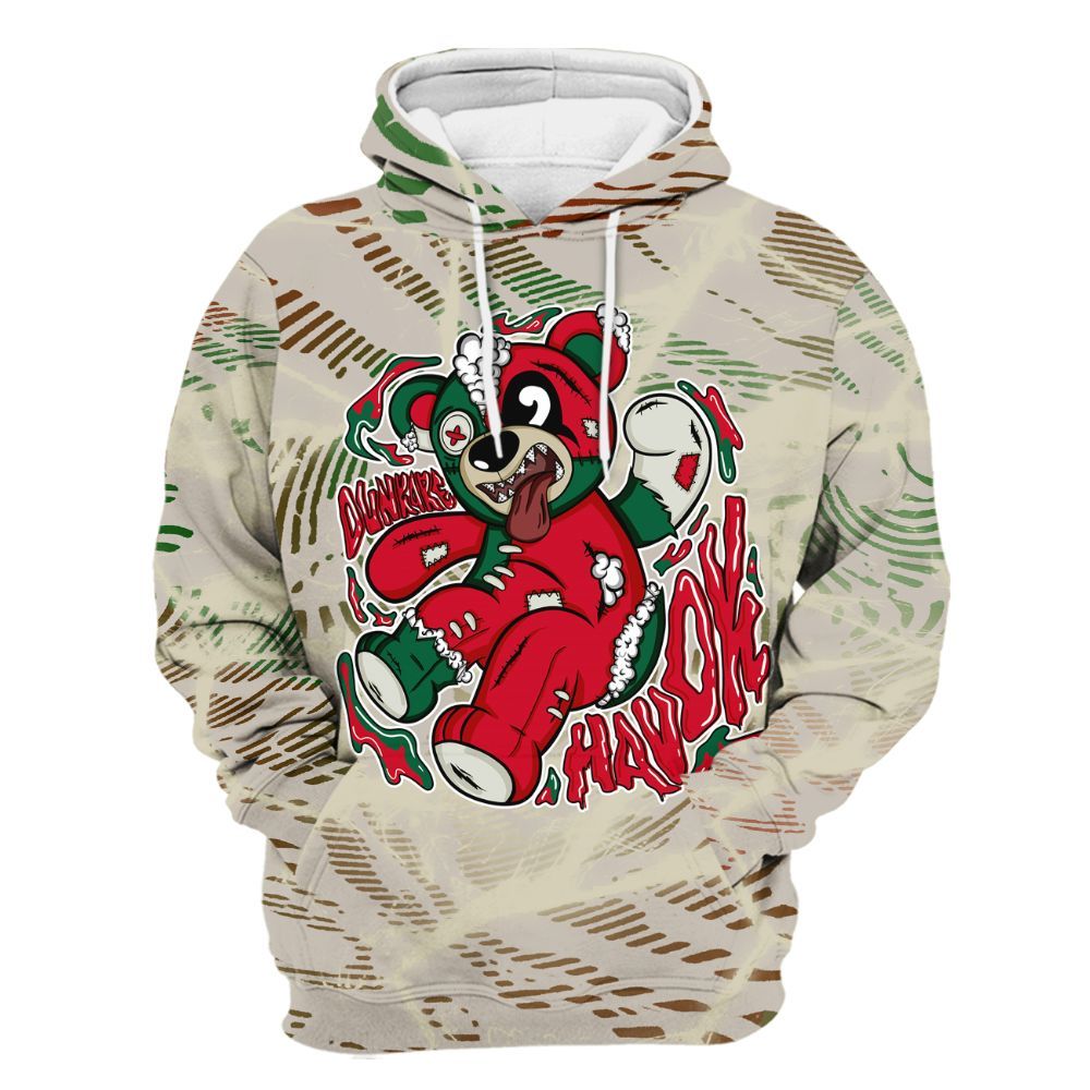 Hoodie To Match El Grito 5s - Havok Bear All Over Print