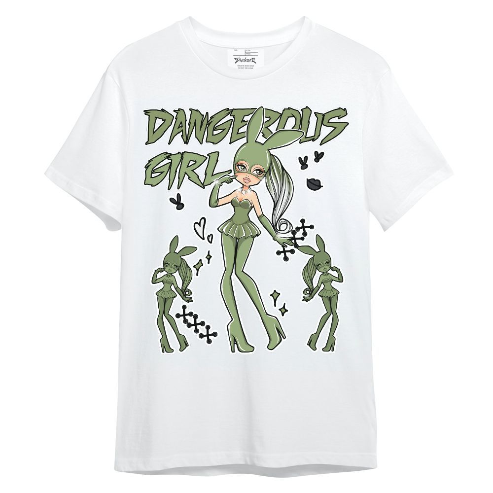 Shirt To Match Oil Green 4s - Dangerous.Girl Unisex Shirt
