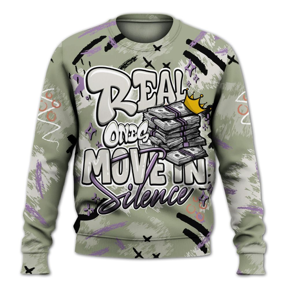 Sweatshirt To Match Dunk Low Floral Swoosh 2025 - Real Ones Move In Streetwear All Over Print