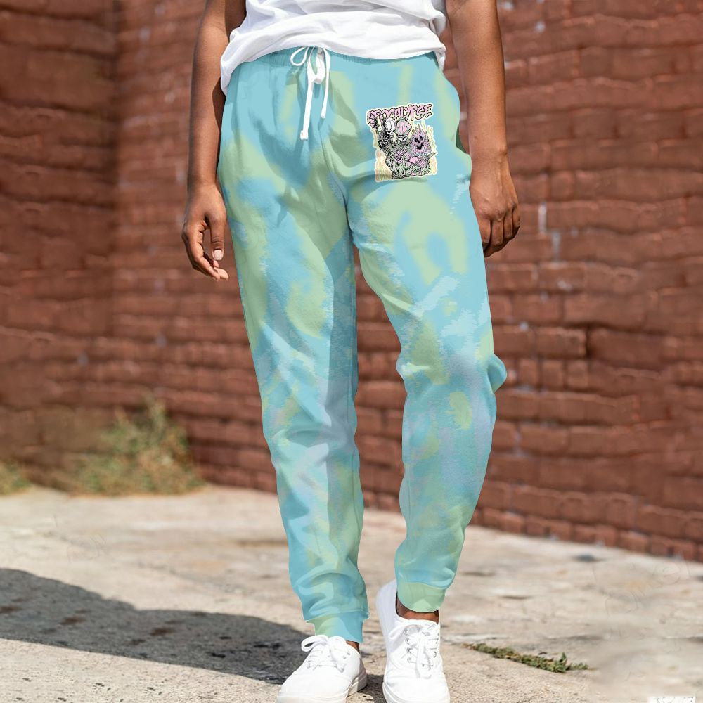 Sweatpant To Match SB Dunk Low Visty - Apocalypse Skeleton Burn All Over Print