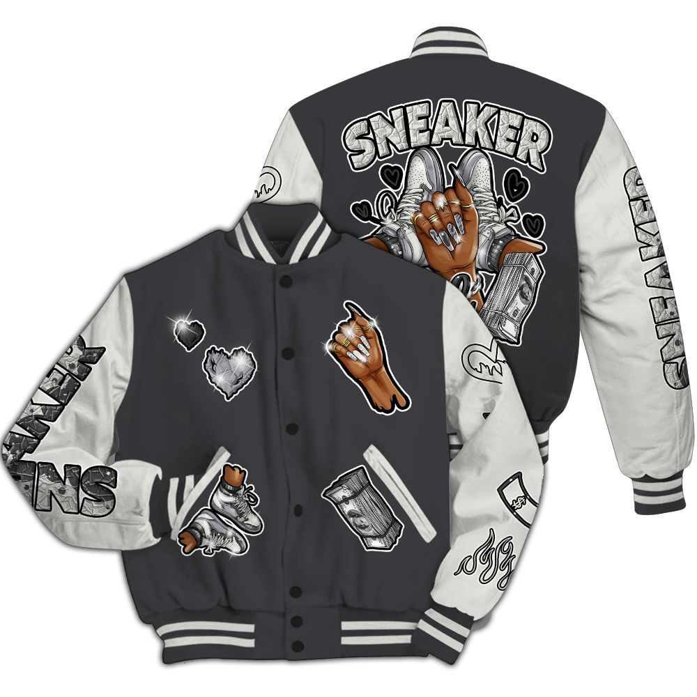 Varsity Jacket To Match Fear 4s - Sneakerz Girlz All Over Print
