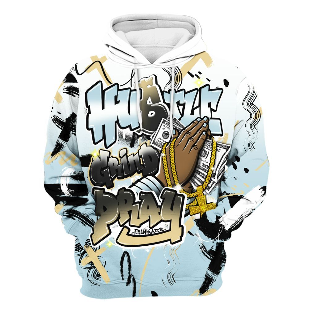 Hoodie To Match Low Year Of The Snake 11s - Money Hustle Grind Pray All Over Print