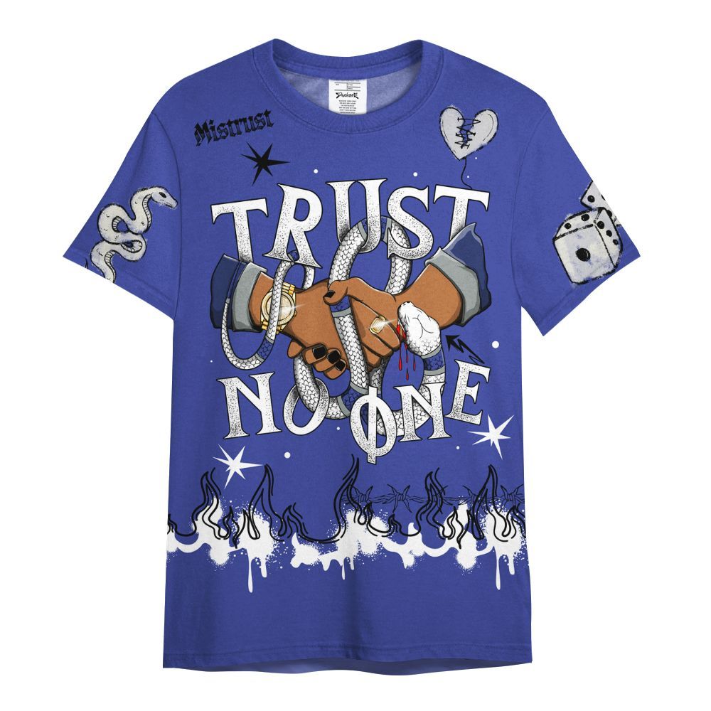 Shirt To Match Shox TL Royal - Trust No One Snake-Bite Doodle Crayon All Over Print