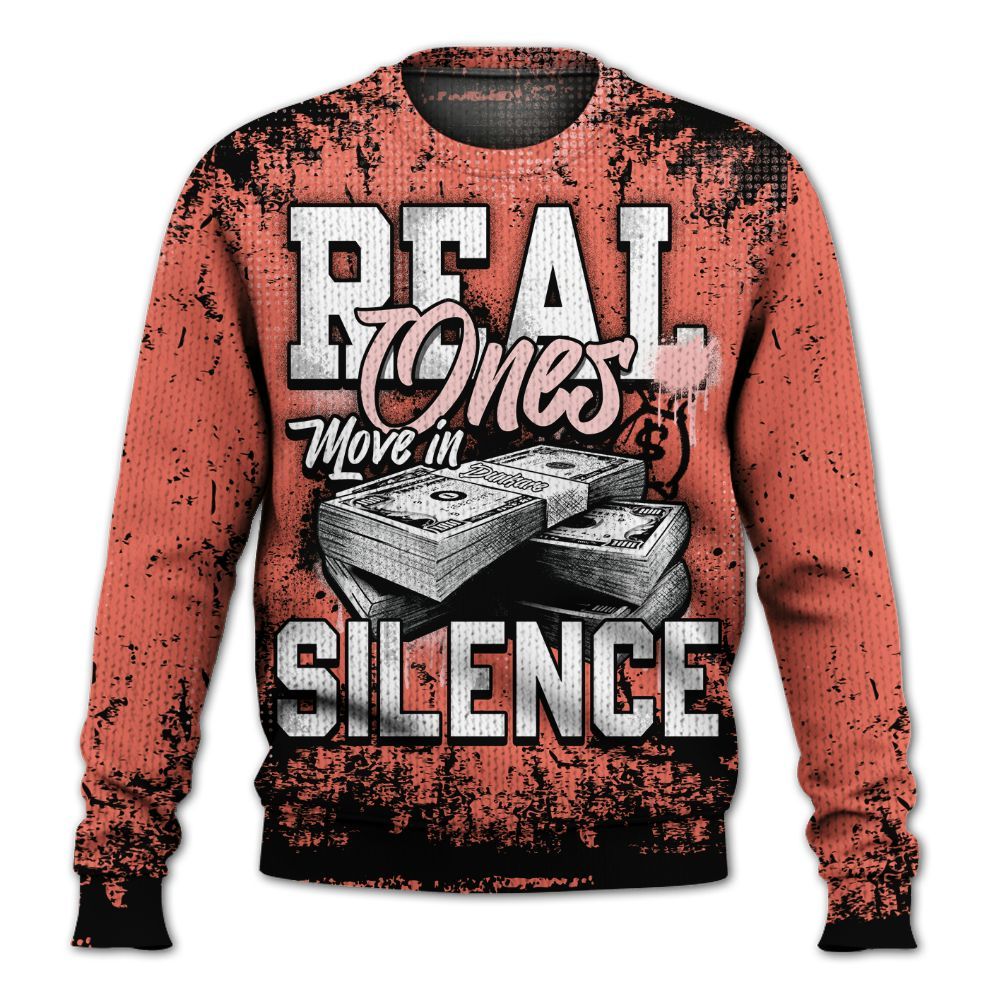 Knitted Sweater To Match Low OG PSG 1s - Move In Silence Money Street Retro