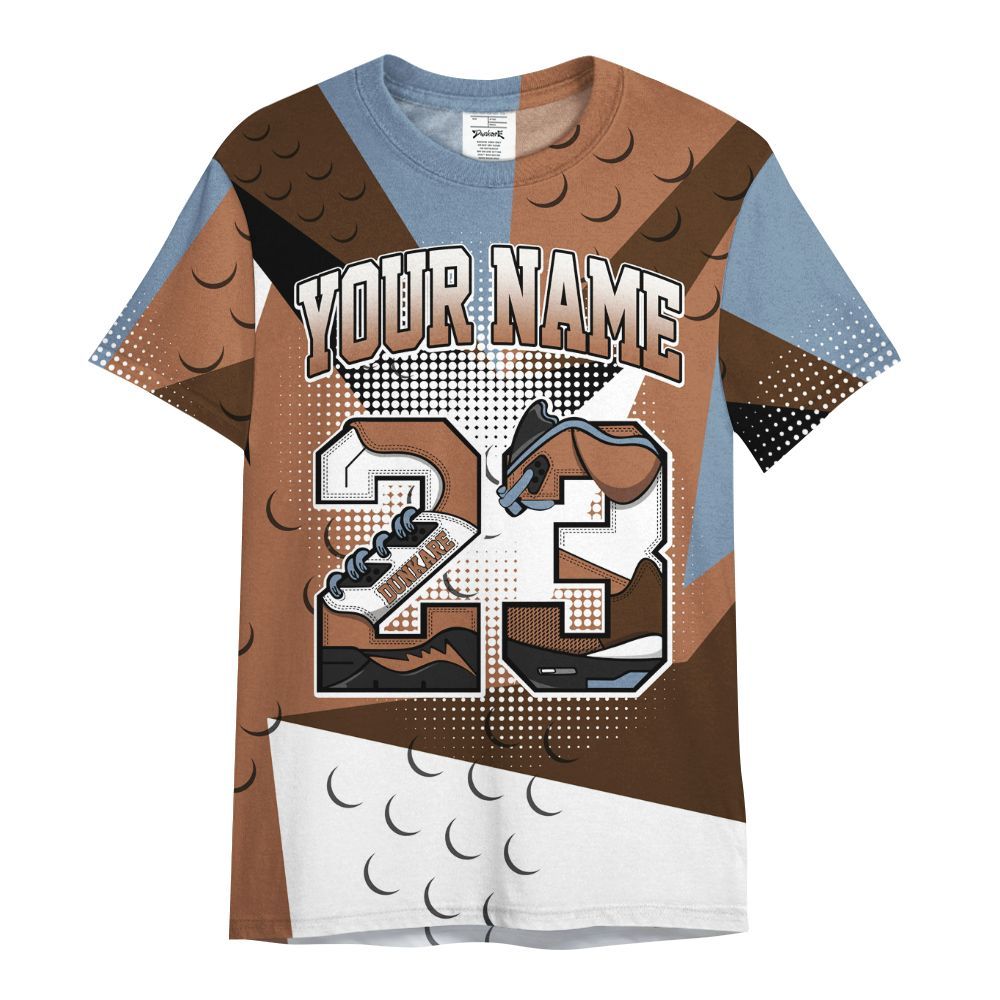 Shirt To Match Air Foamposite Metallic Copper - Poly Custom Name Number 23 5s All Over Print