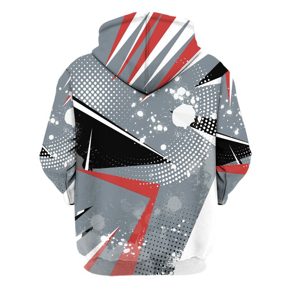 Hoodie To Match Wolf Grey 13s - Poly Trust No One Dripping All Over Print