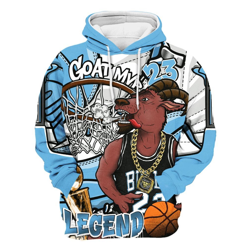 Hoodie To Match Melo 12s - 23 Goat JD All Over Print
