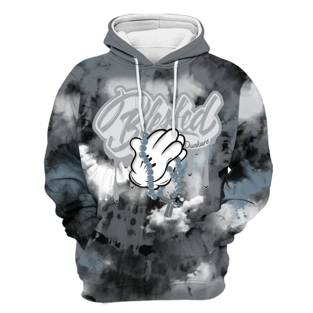 Hoodie To Match Air Max DN Silver Bullet - God Blessed Tie Dye All Over Print