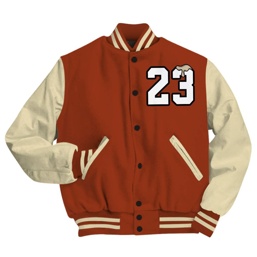 Varsity Jacket To Match Retro Eastside Golf 12s - Custom Name Number 23 Drip All Over Print