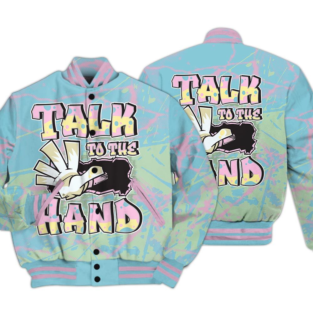 Varsity Jacket To Match SB Dunk Low Visty - Talk To Hand Profound Graphic Varsity Jacket Unisex