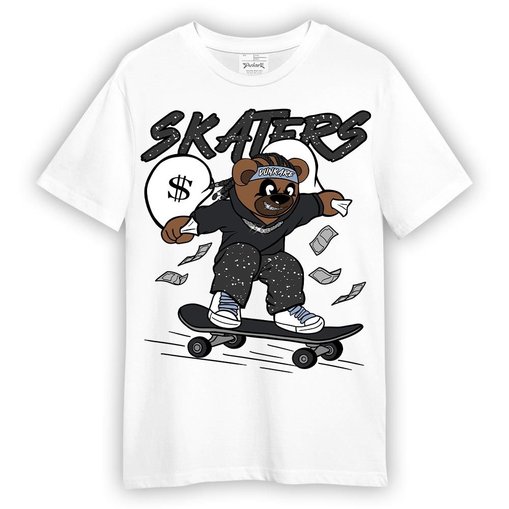 Shirt To Match Reverse Black White 6s - Skaters Bear Shirt Unisex