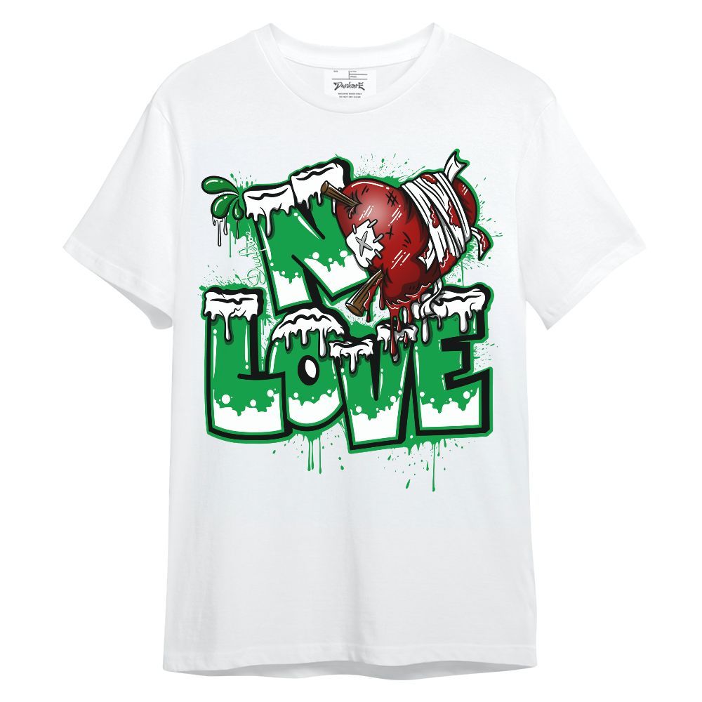 Shirt To Match Low Lucky Green 1s - Drip No Love Streetwear Unisex Shirt