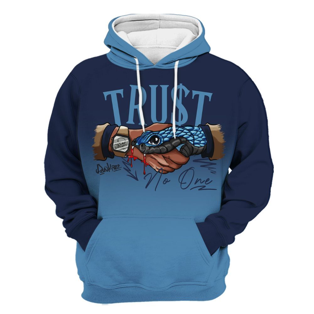 Hoodie To Match Air Force 1 Stash - Snake Trust No One Drip All Over Print
