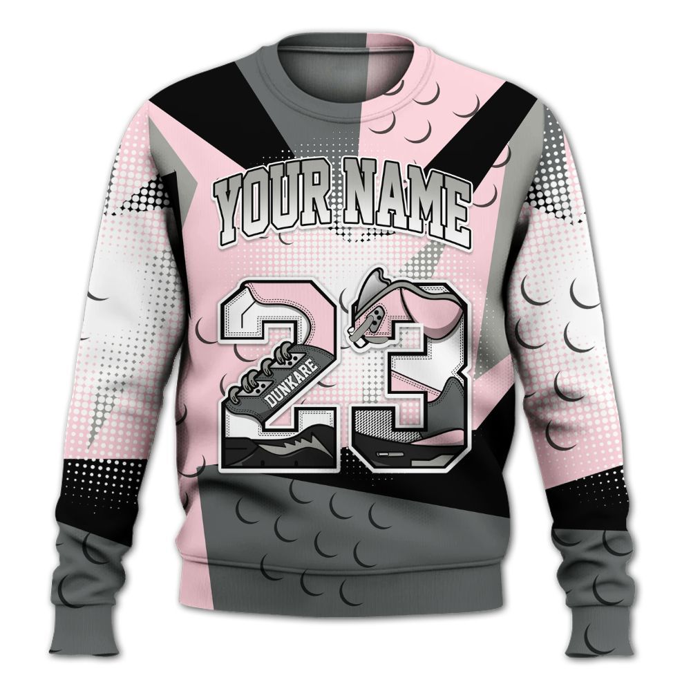 Sweatshirt To Match Air Max 95 Pink Foam 2025 - Custom Name 23 5s All Over Print