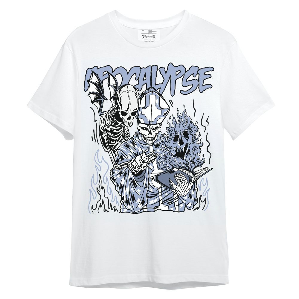Shirt To Match Retro Blue Grey 13s - Apocalypse Skeleton Unisex Shirt