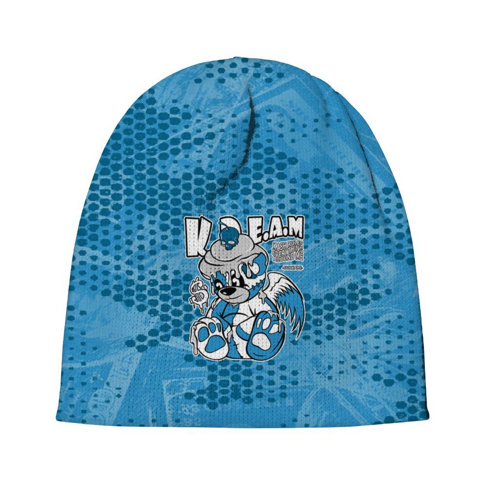 Beanie Hat To Match Powder Blue 9s - Loot Bear Graphic