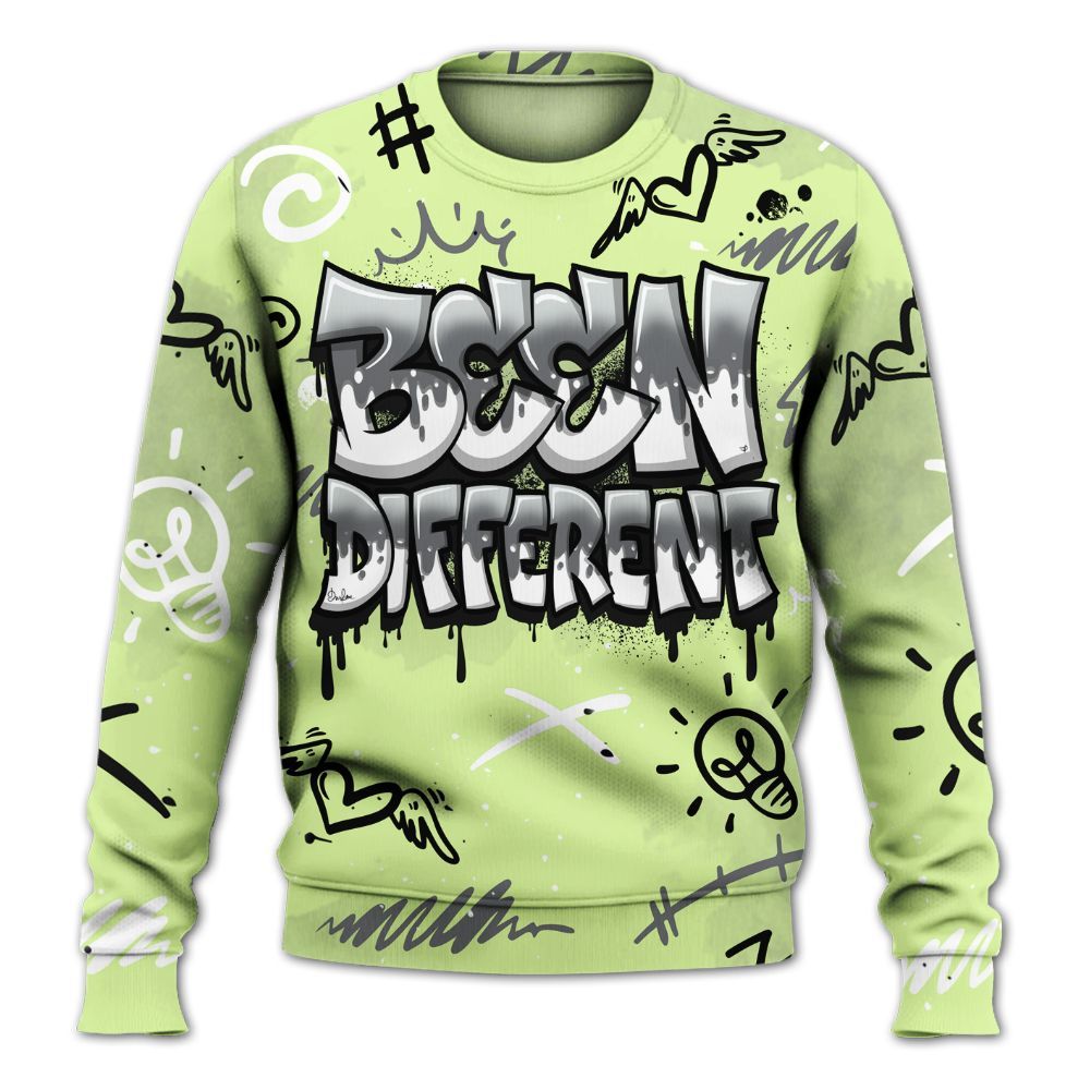 Sweatshirt To Match Smoke Grey Volt TR 1s - Drip Been Di2ferent All Over Print