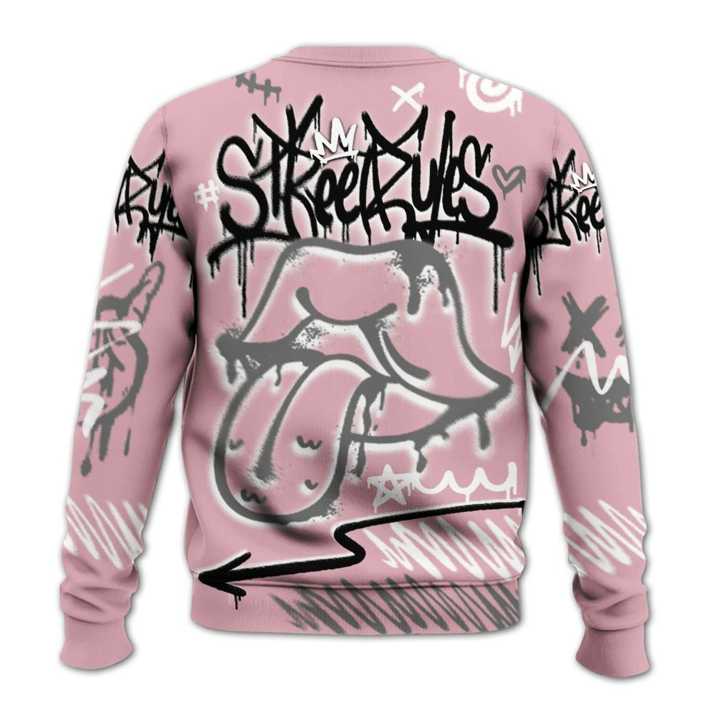 Sweatshirt To Match Air Max DN Pink Foam - Break Rules Streetwear All Over Print