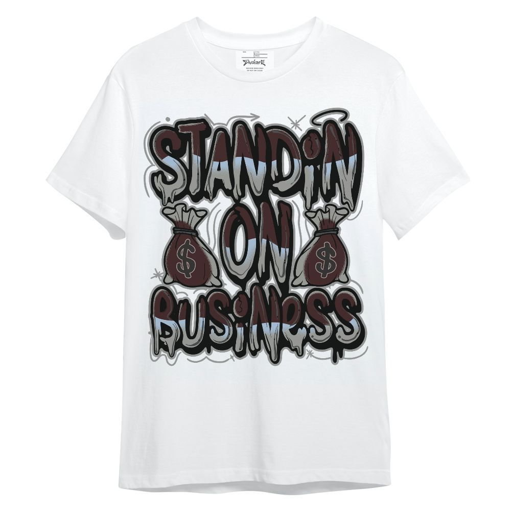 Shirt To Match Burgundy 5s - Standin' Business Graphic Unisex Shirt