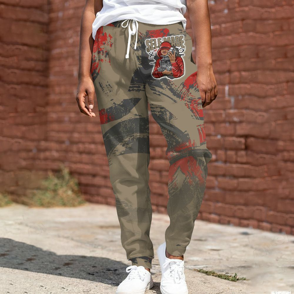 Sweatpant To Match Olive 9s - Selfmade Unique All Over Print