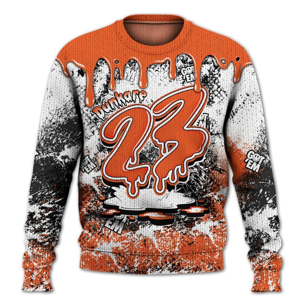Sweater To Match Retro High OG Shattered Backboard 1s - Dripping 23 Drip Graphic
