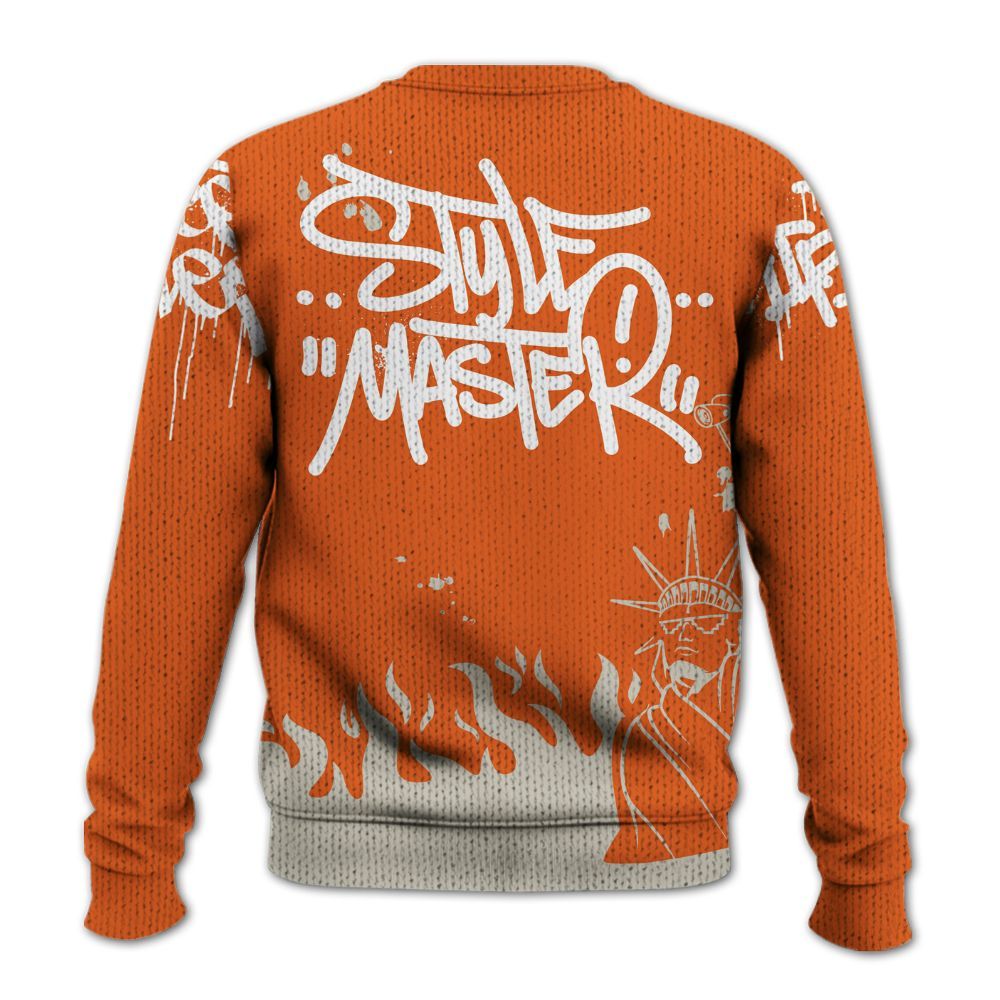 Knitted Sweater To Match High OG Starfish 1s - Graphic Fck Around Find Out