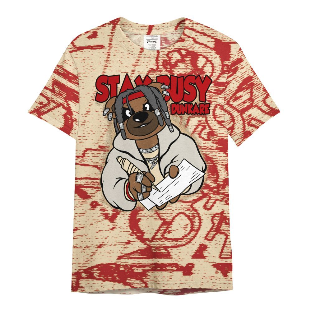 Shirt To Match Dunk Low Strawberry Waffle - Maintain Activity Bear Avant-Garde All Over Print