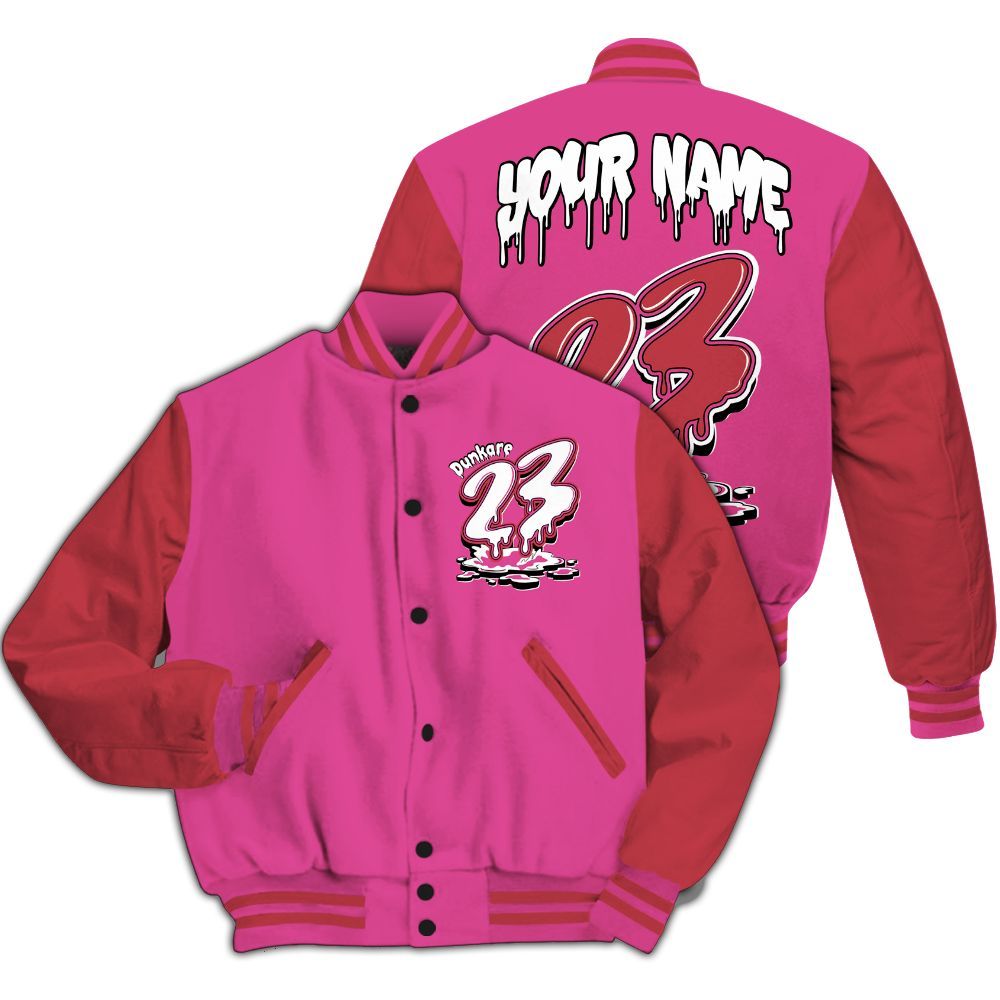 Varsity Jacket To Match KD 4 Aunt Pearl - Custom Name 23 Drip All Over Print