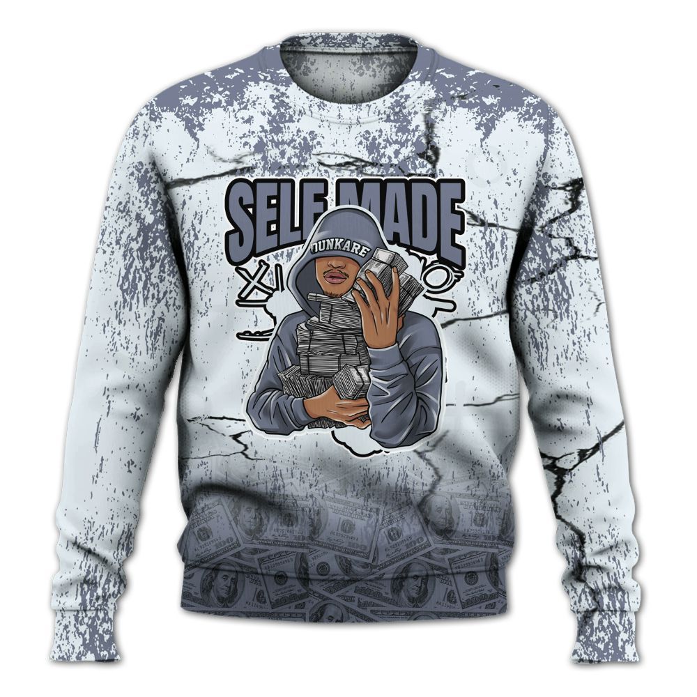 Sweatshirt To Match Air Foamposite Jin Kazama - Selfmade Unique Grunge All Over Print