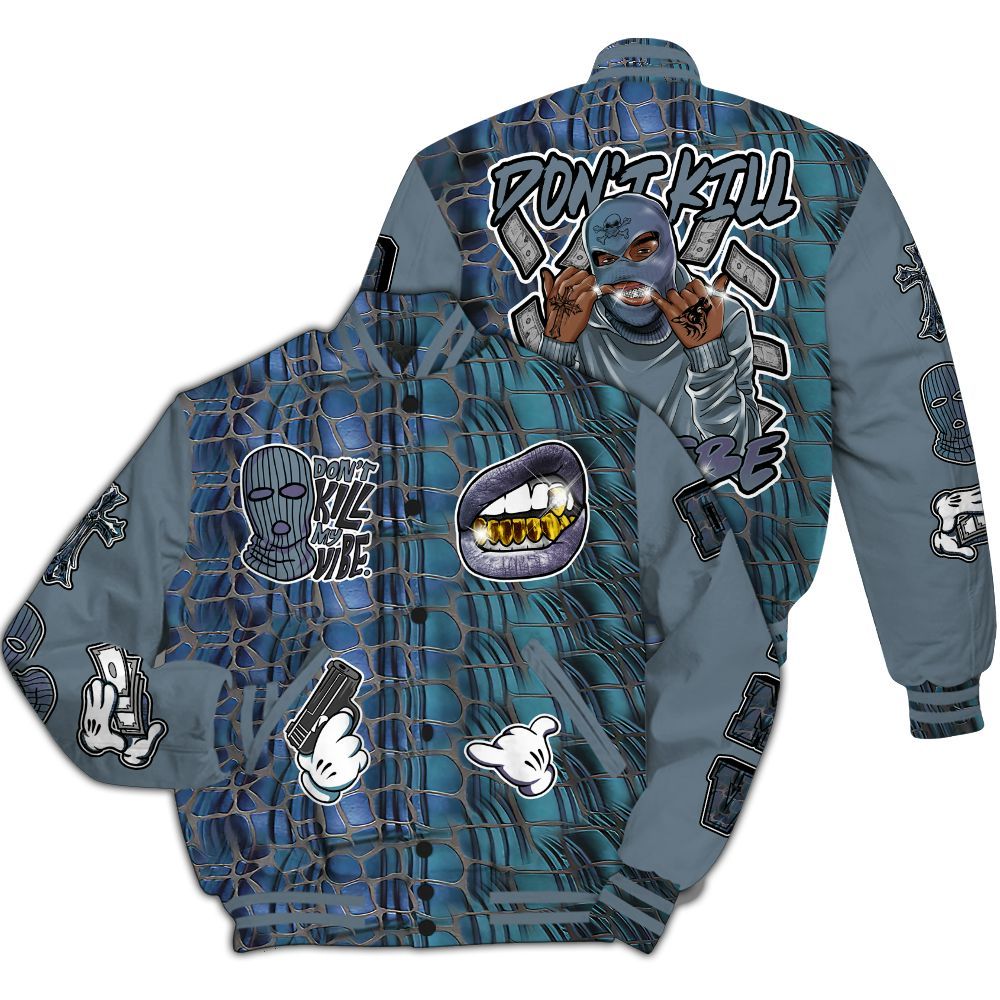 Varsity Jacket To Match Air Foamposite Kazuya Mishima - Vibe.Unique All Over Print