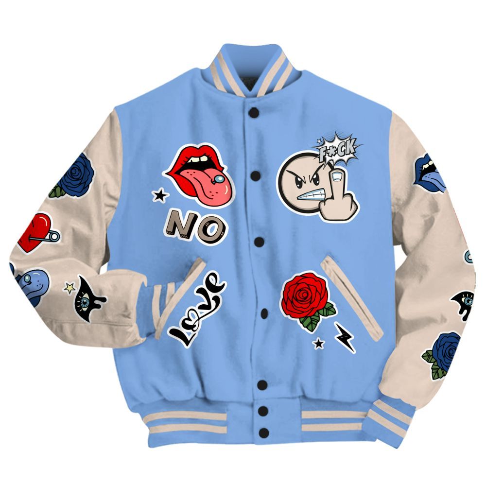 Varsity Jacket To Match Air Max 1 Royal Pulse - FK Around Find Out All Over Print