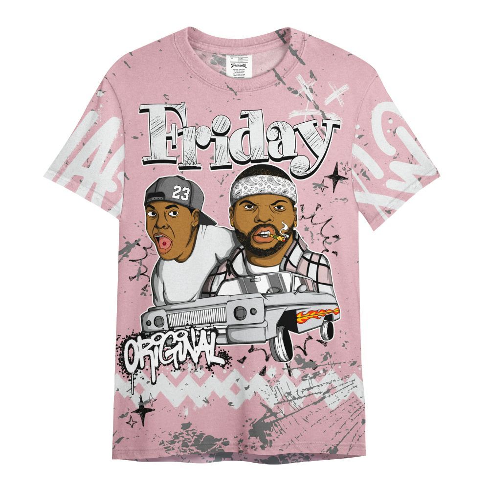 Shirt To Match Air Max DN Pink Foam - Friday Sneaker Crayon All Over Print