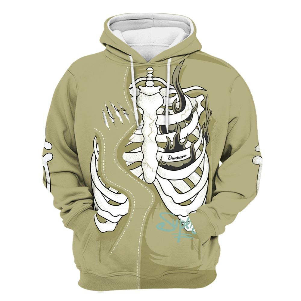 Hoodie To Match Dunk Low Suede Olive Aura - It's The Kick For Me All Over Print