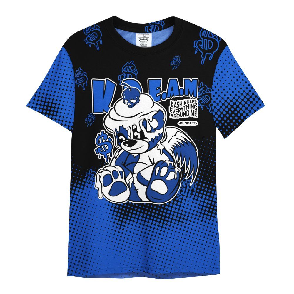 Shirt To Match Air Foamposite One Royal - Loot Bear Unique Drip All Over Print